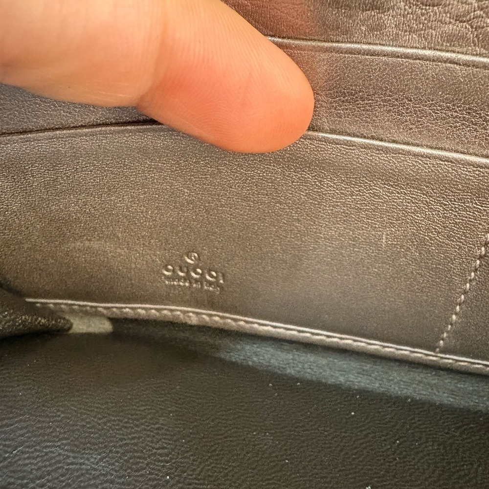Gucci Taupe Zip-Around monogram long  Wallet - Picture 7 of 15